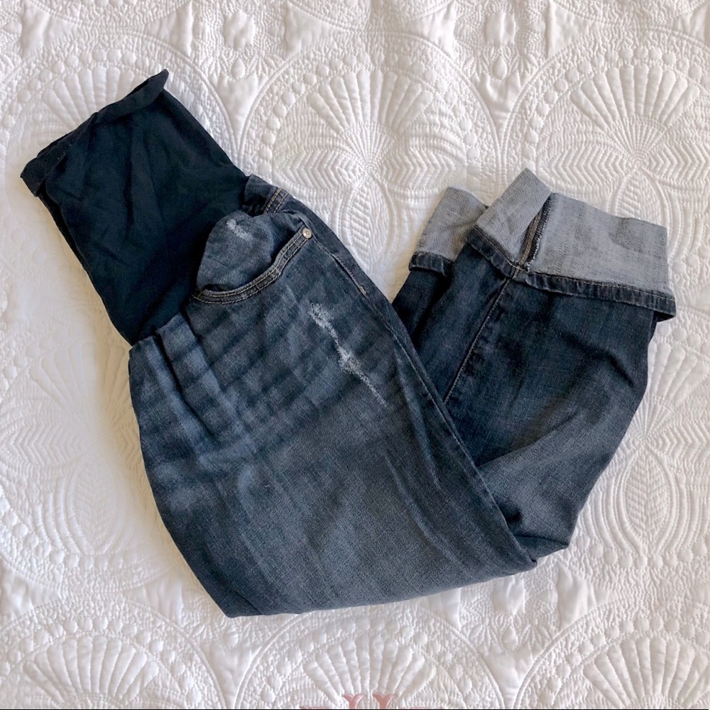 Maternity jean capris